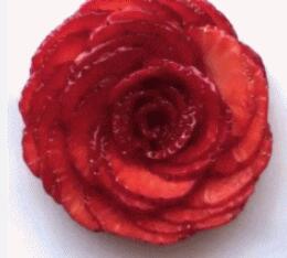 水果玫瑰花制作方法 簡單好看的水果玫瑰花(圖解