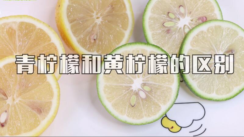 青檸檬和黃檸檬的區(qū)別
