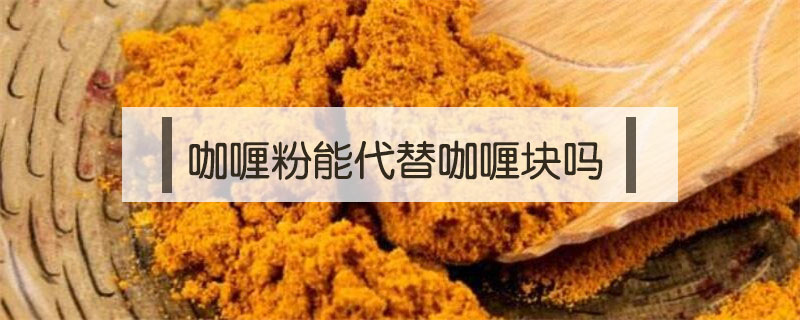 咖喱粉能代替咖喱塊嗎