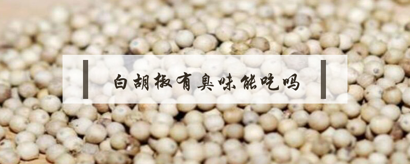 白胡椒有臭味能吃嗎