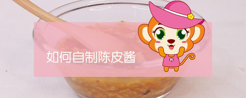 如何自制陳皮醬