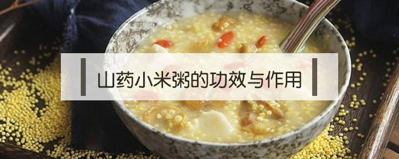 山藥小米粥的功效與作用