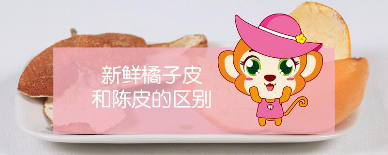新鮮橘子皮和陳皮的區(qū)別