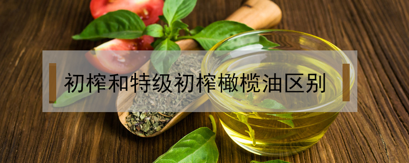 初榨和特級初榨橄欖油區別