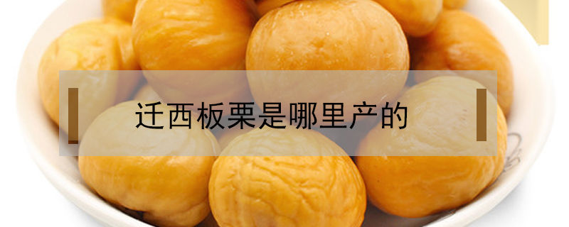 遷西板栗是哪里產的