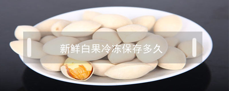 新鮮白果冷凍保存多久