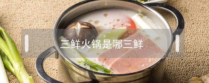 三鮮火鍋是哪三鮮