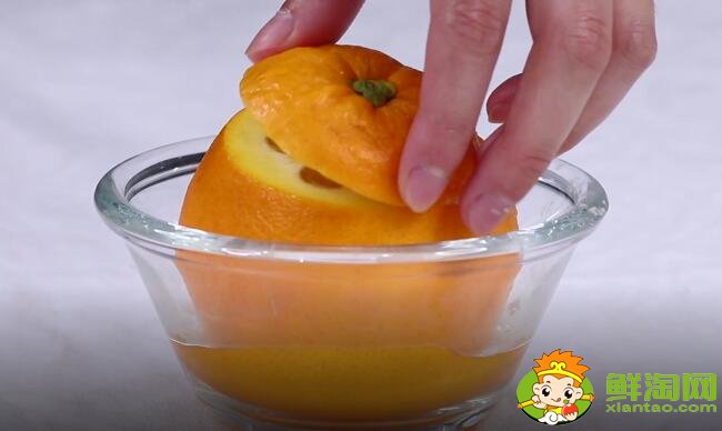鹽蒸橙子的做法