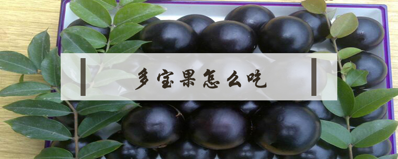 多寶果怎么吃