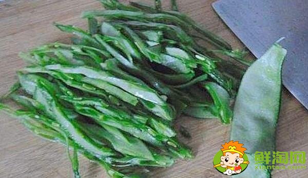 扁豆角怎么切好看，扁豆角怎么切斜塊