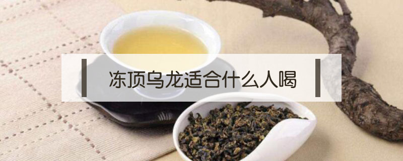 凍頂烏龍適合什么人喝