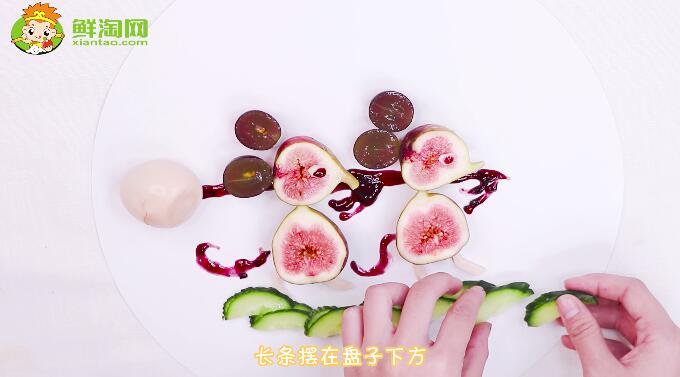 無花果拼盤花樣圖片與做法