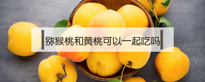 獼猴桃和黃桃可以一起吃嗎