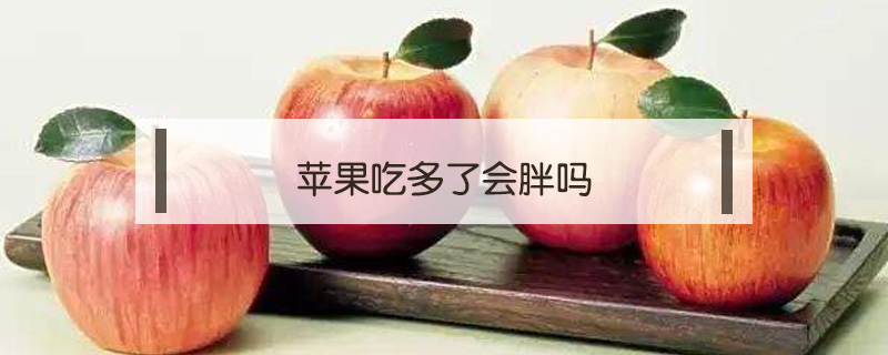 蘋果吃多了會胖嗎
