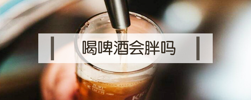 喝啤酒會胖嗎