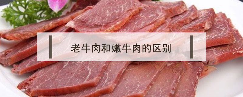 老牛肉和嫩牛肉的區別