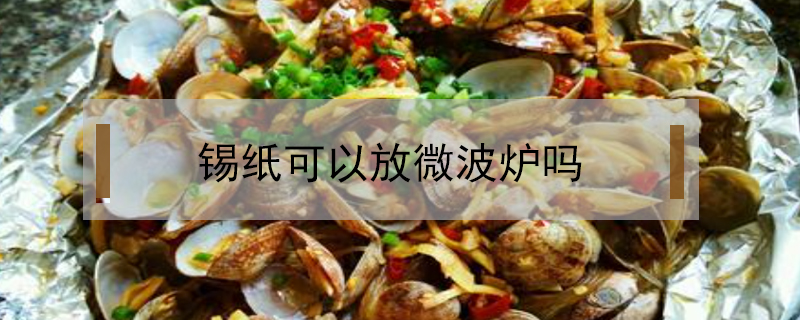 錫紙可以放微波爐嗎