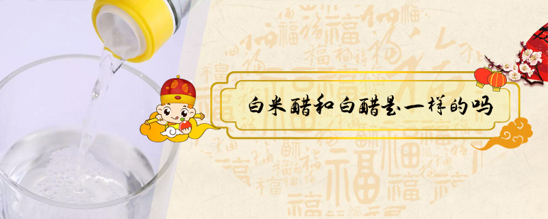 白米醋和白醋是一樣的嗎