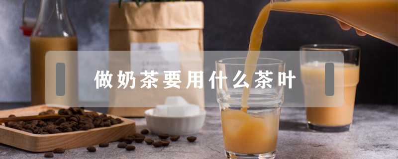做奶茶要用什么茶葉